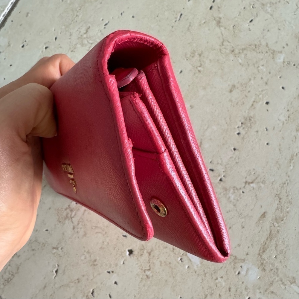 PRADA Milano Pink Long Wallet, Authentic - Picture 8 of 16